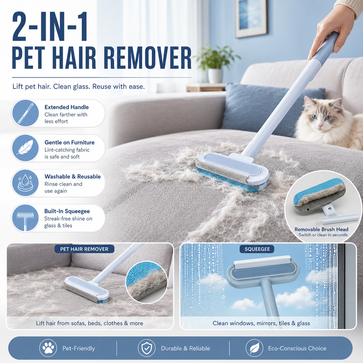 Cleanora Couch Brush+
